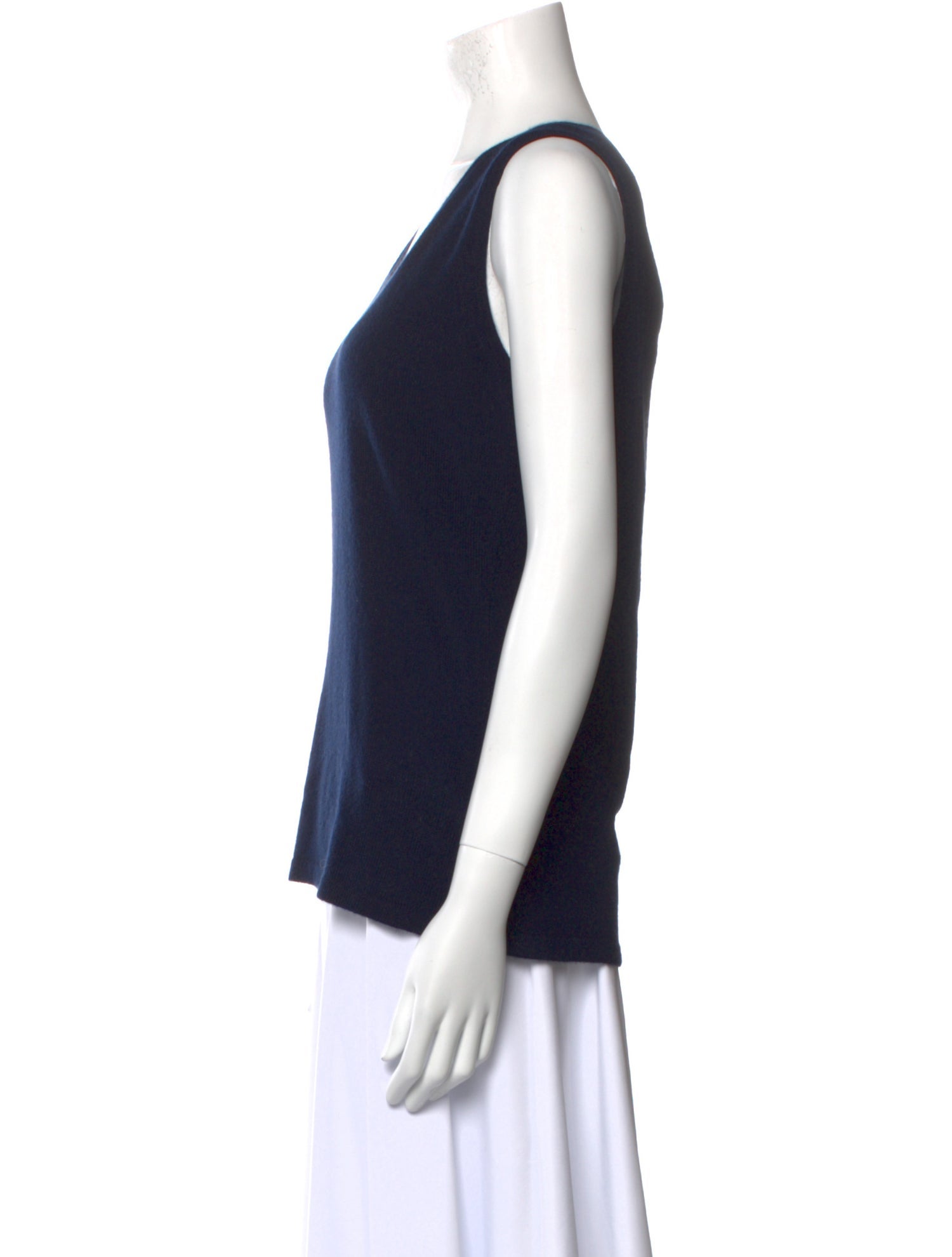 Neiman Marcus Cashmere Scoop Neck Top w/ Tags