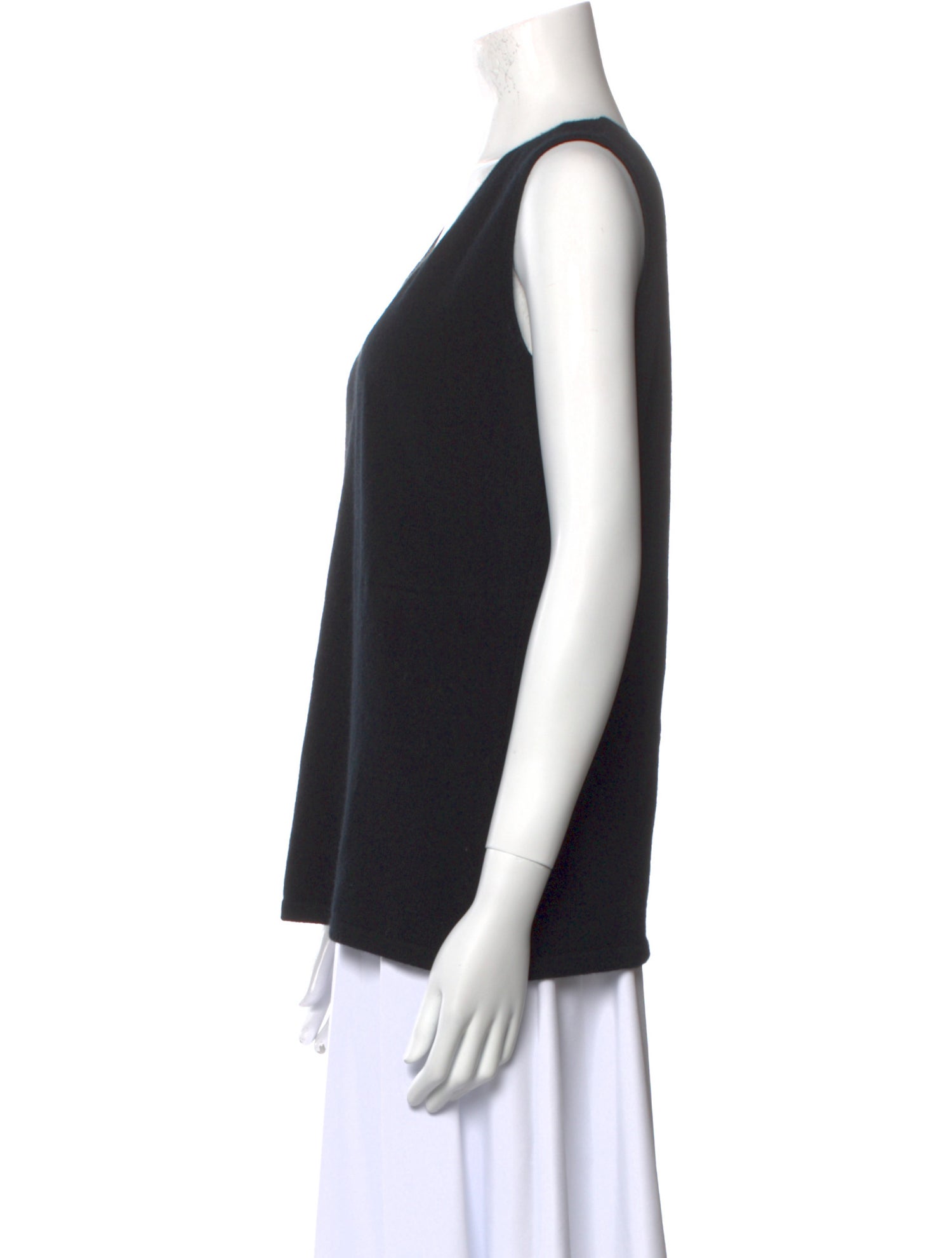 Neiman Marcus Cashmere Scoop Neck Top