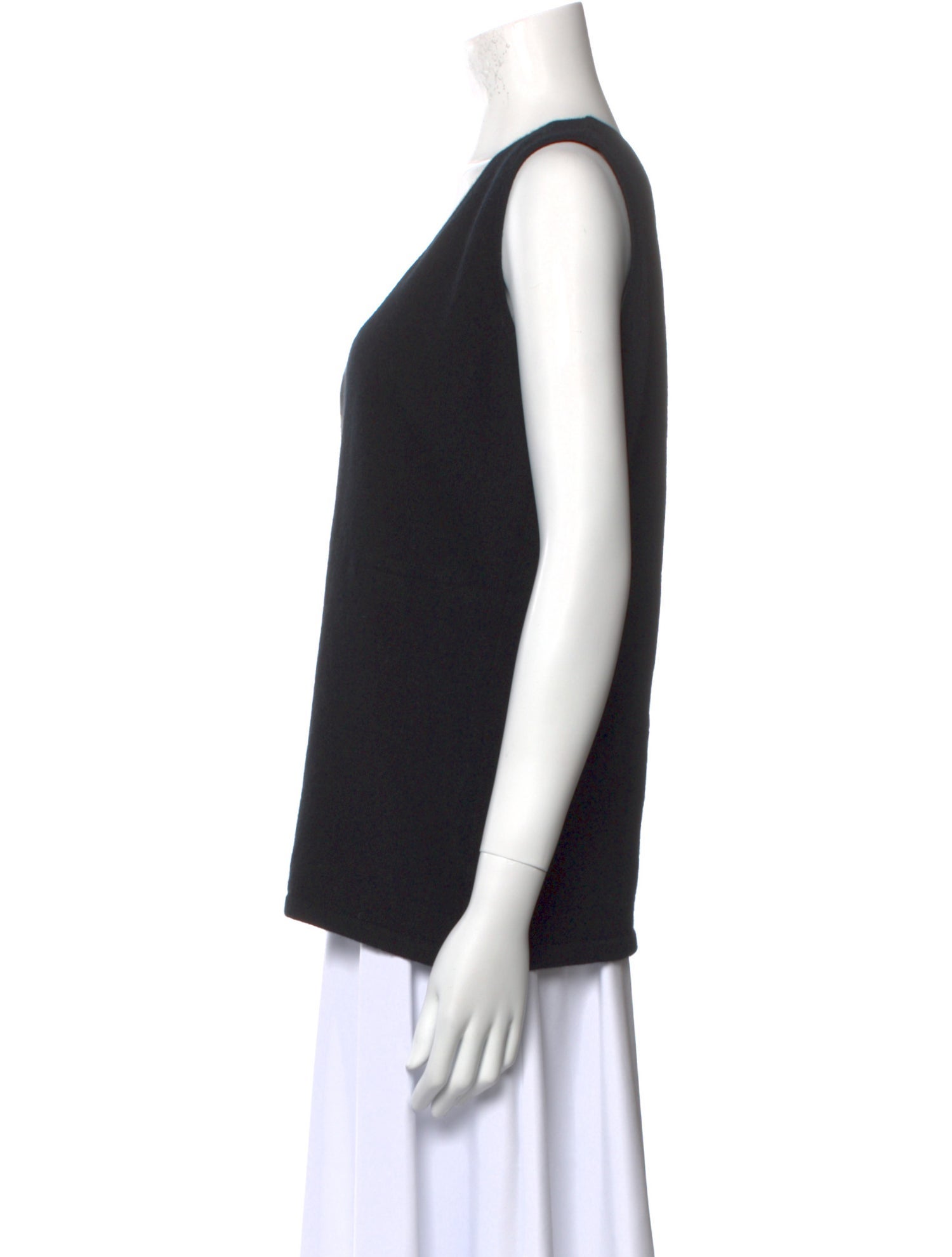 Neiman Marcus Cashmere Scoop Neck Top