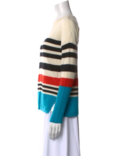 Neiman Marcus Cashmere Striped Sweater