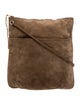 Neiman Marcus Suede Messenger Bag