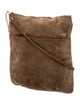 Neiman Marcus Suede Messenger Bag