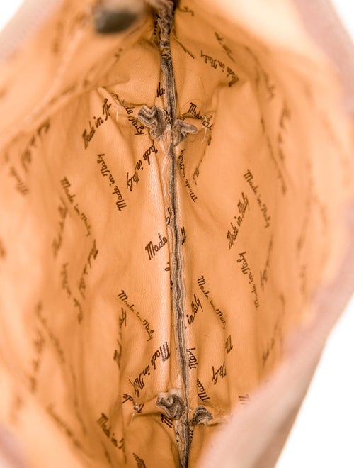 Neiman Marcus Suede Messenger Bag