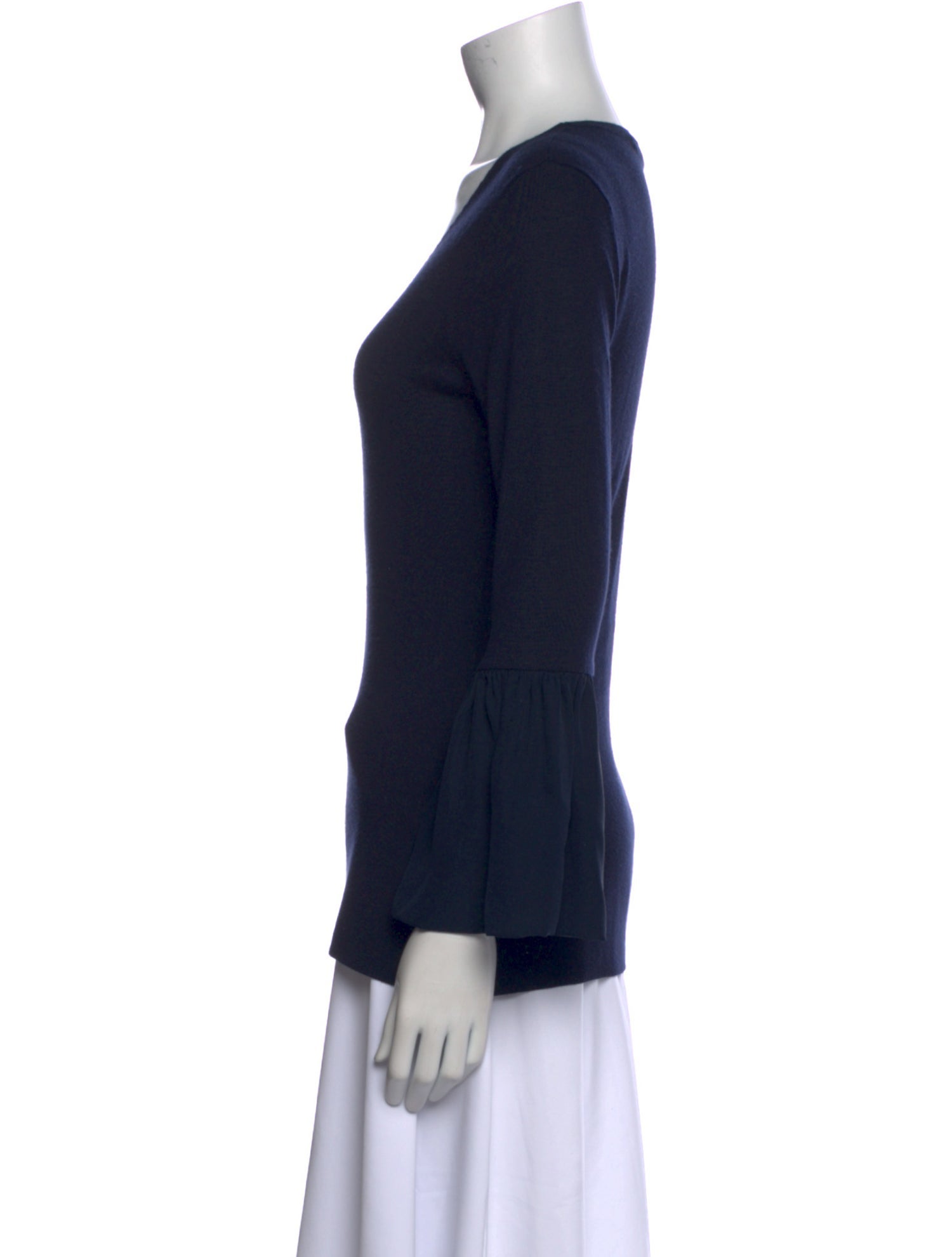 Neiman Marcus Cashmere V-Neck Top