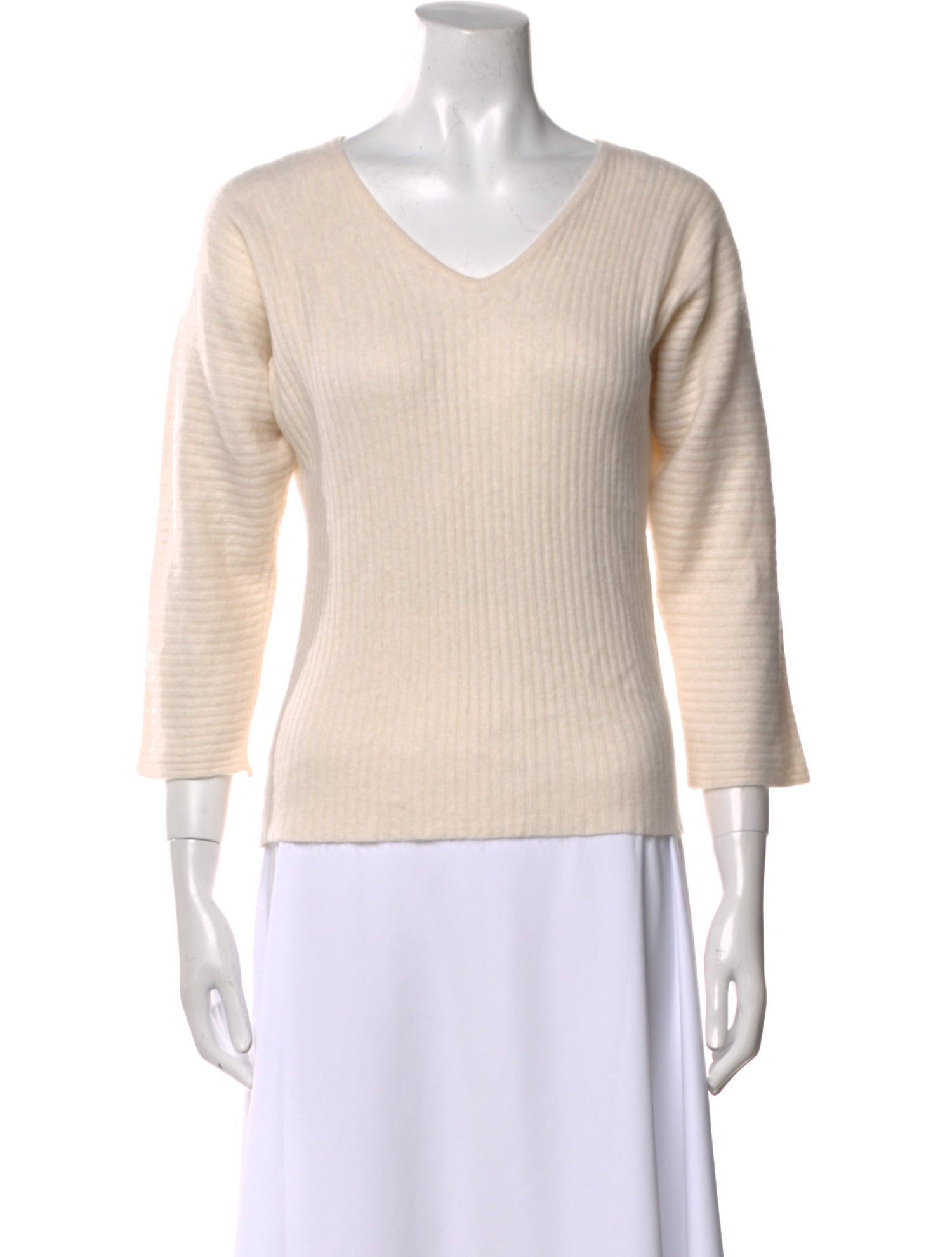 Neiman Marcus Cashmere V-Neck Sweater