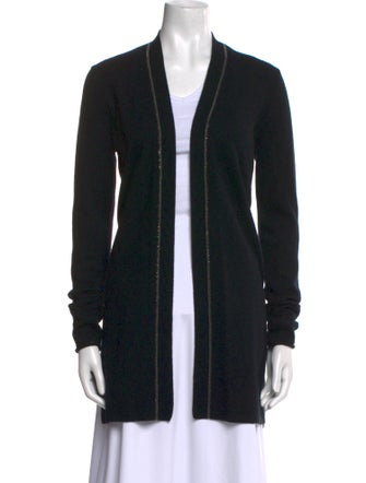 Neiman Marcus Cashmere Open Front Sweater