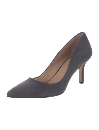 Neiman Marcus Suede Pumps