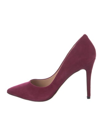 Neiman Marcus Suede Pumps