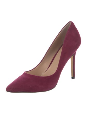 Neiman Marcus Suede Pumps