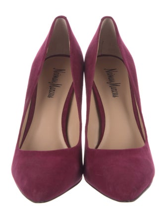 Neiman Marcus Suede Pumps