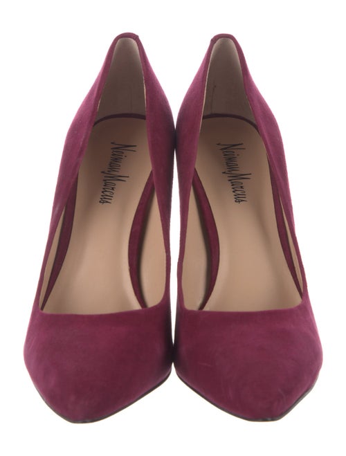 Neiman Marcus Suede Pumps