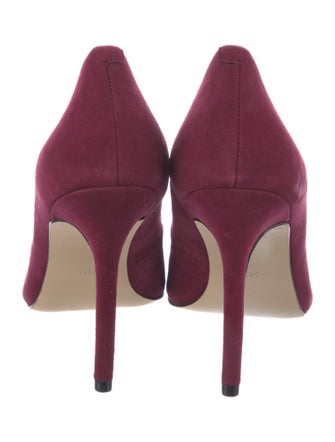 Neiman Marcus Suede Pumps
