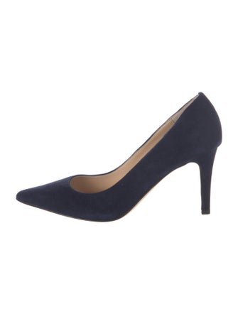 Neiman Marcus Suede Pumps