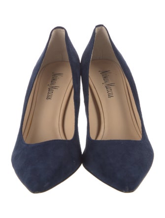 Neiman Marcus Suede Pumps