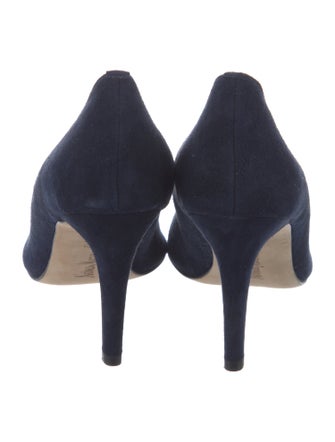 Neiman Marcus Suede Pumps