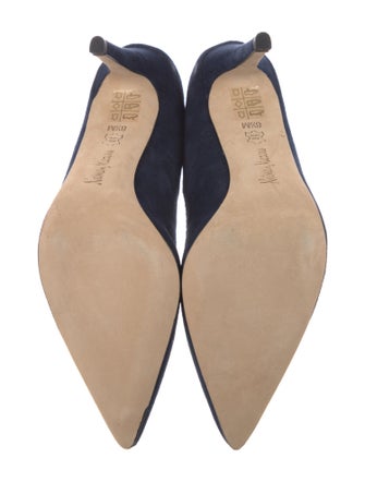 Neiman Marcus Suede Pumps