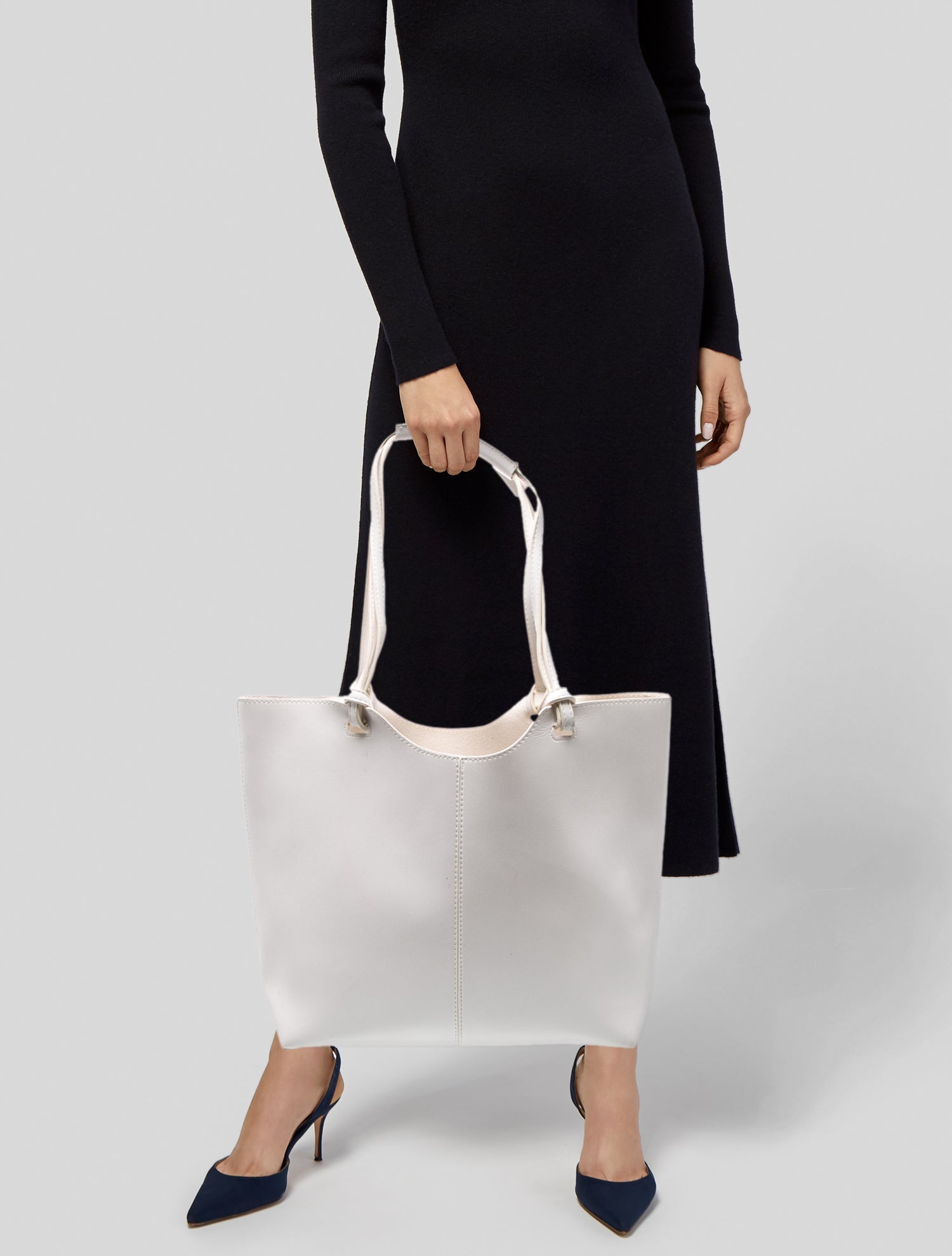 Neiman Marcus Leather Tote