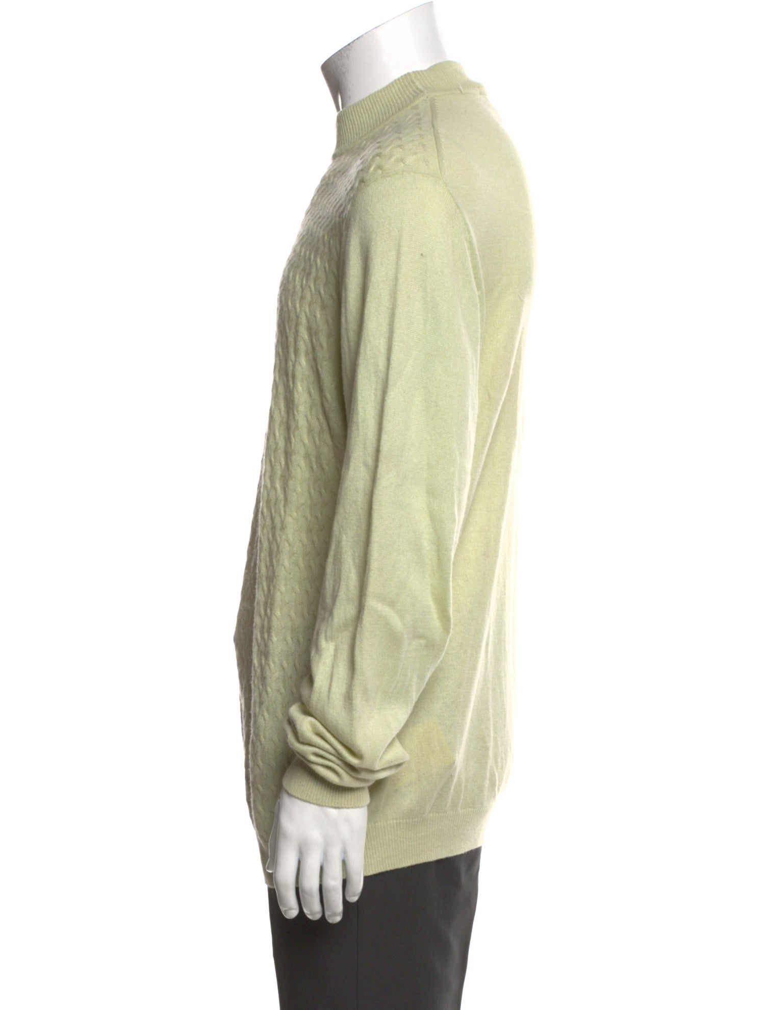 Neiman Marcus Silk Mock Neck Pullover