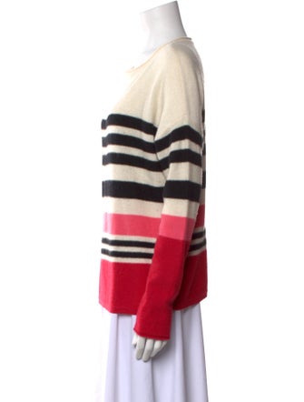 Neiman Marcus Cashmere Striped Sweater