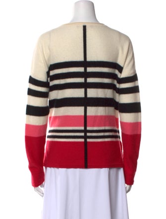 Neiman Marcus Cashmere Striped Sweater