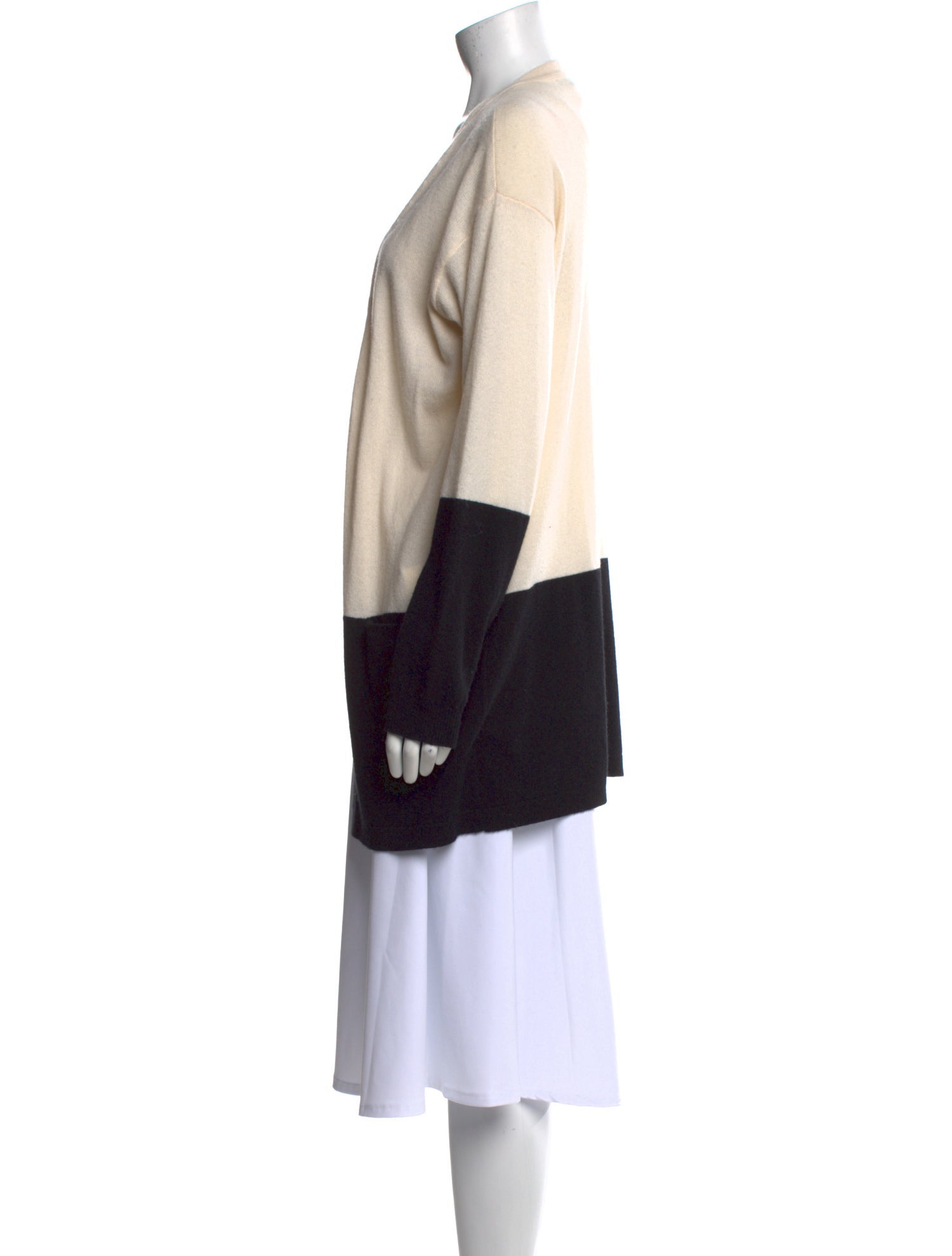 Neiman Marcus Cashmere Colorblock Pattern Sweater