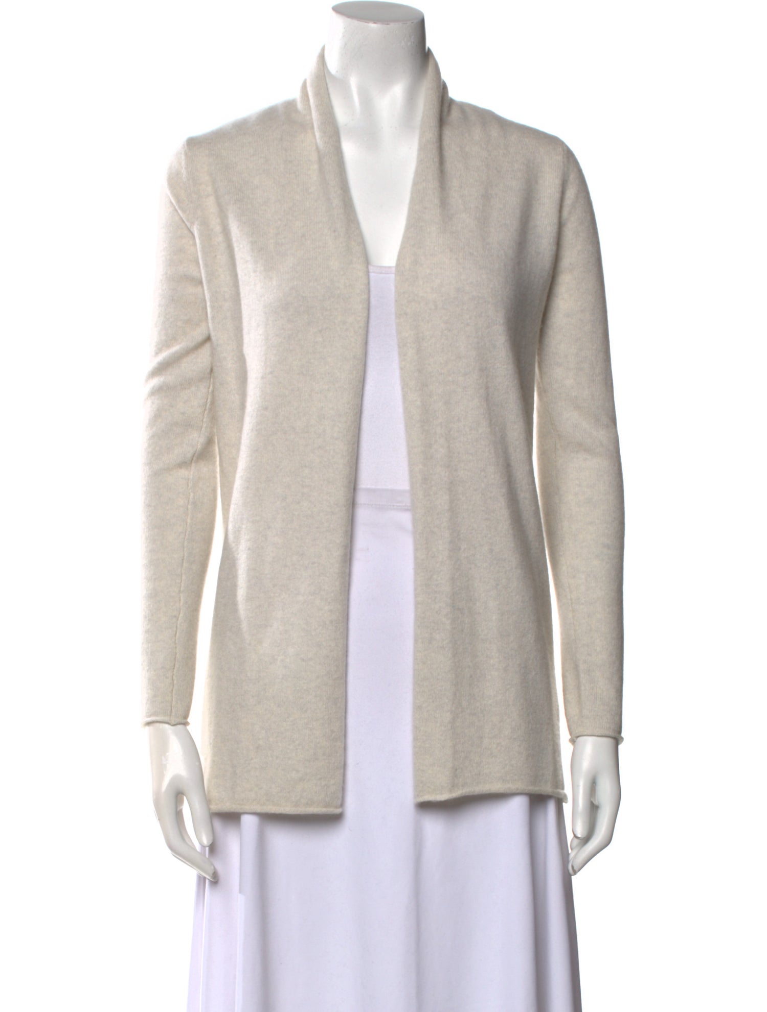 Neiman Marcus Cashmere Open Front Sweater