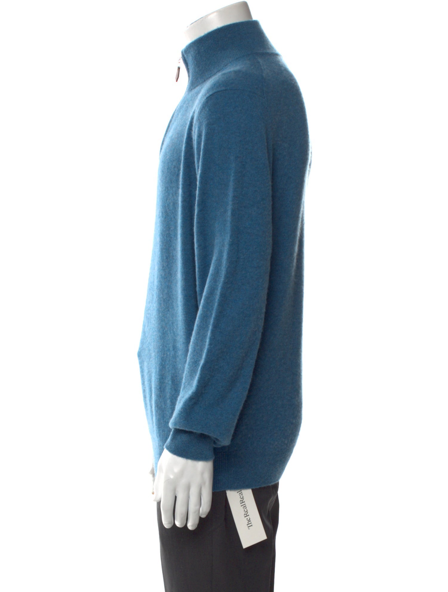Neiman Marcus Cashmere Turtleneck Polo Sweater