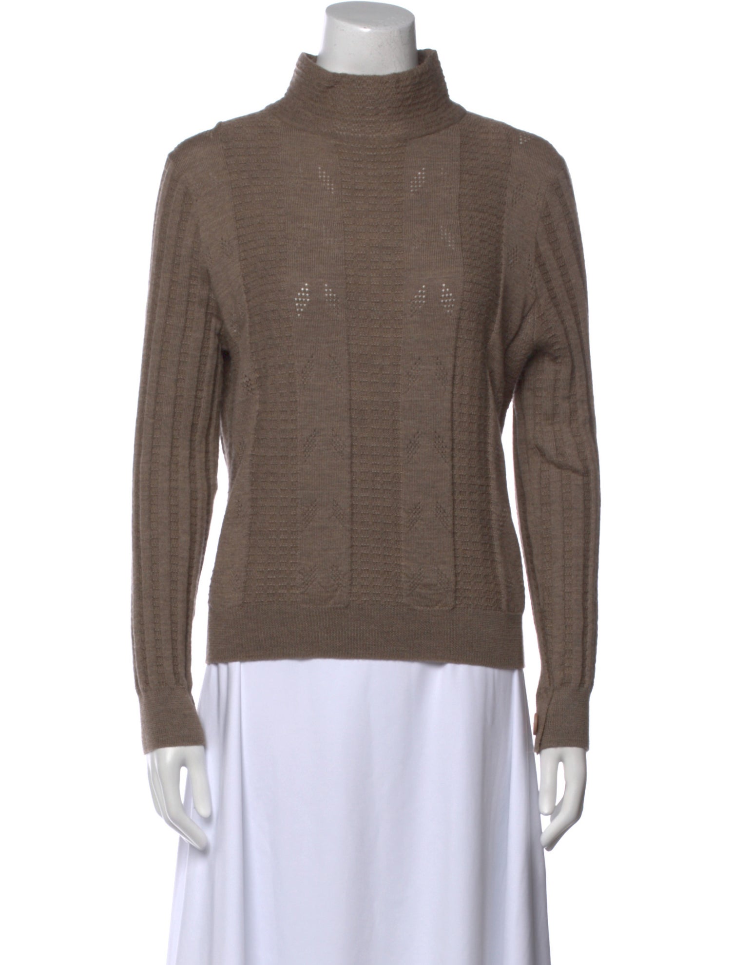 Neiman Marcus Merino Wool Turtleneck Sweater