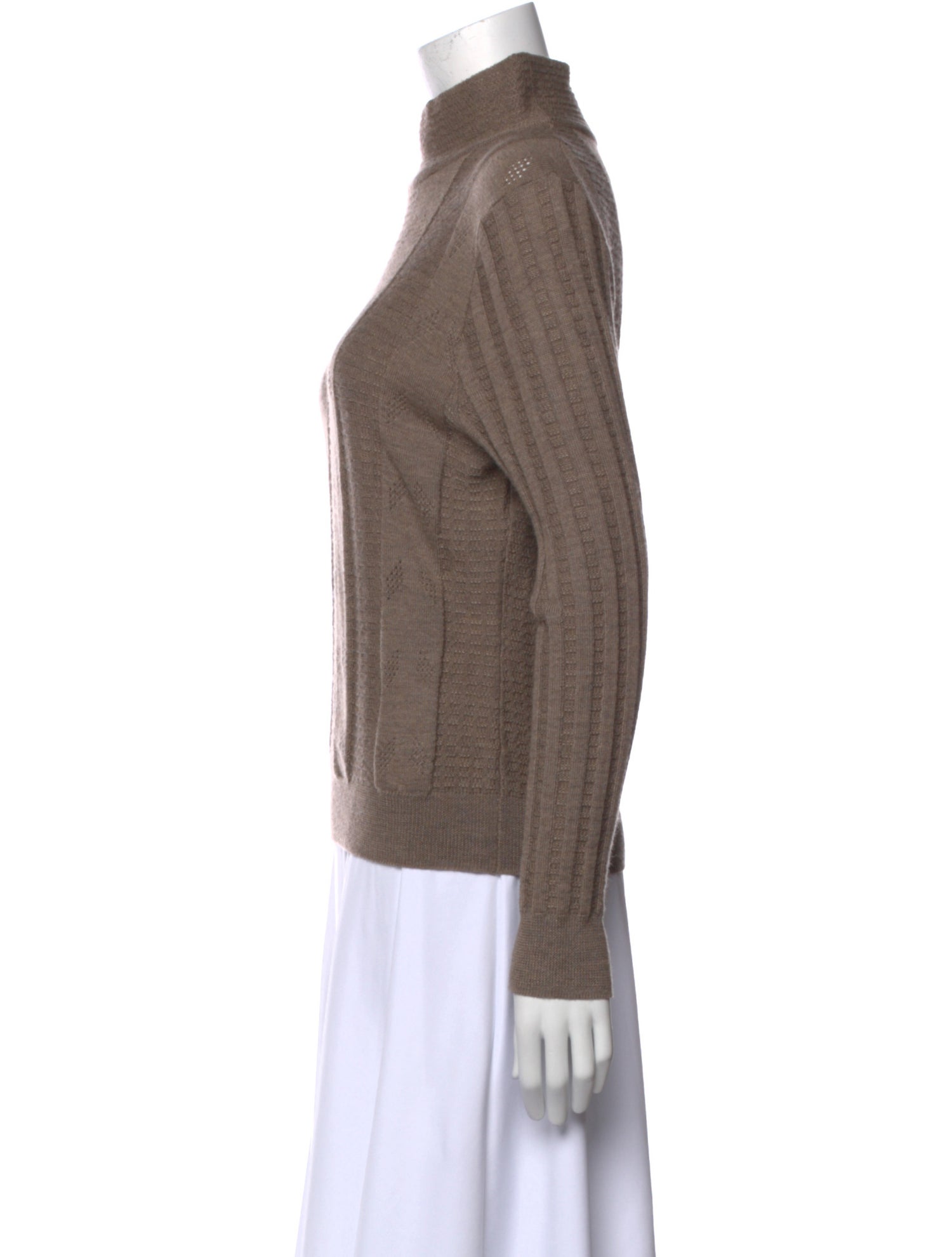 Neiman Marcus Merino Wool Turtleneck Sweater