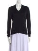Neiman Marcus Silk V-Neck Sweater