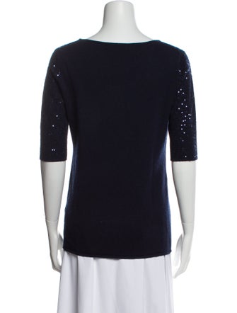 Neiman Marcus Cashmere Scoop Neck Sweater