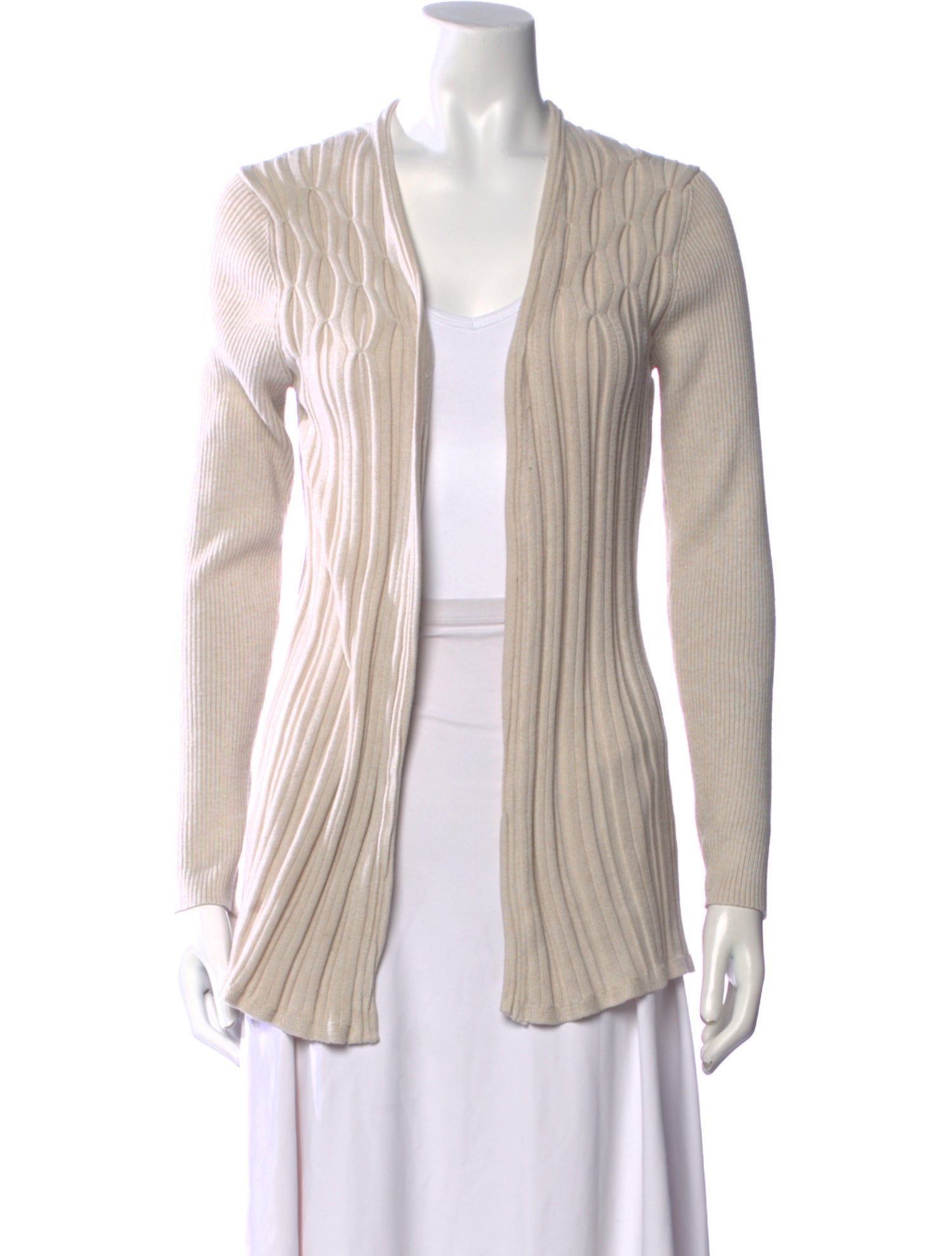 Neiman Marcus Open Front Sweater