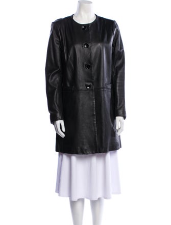 Neiman Marcus Leather Coat