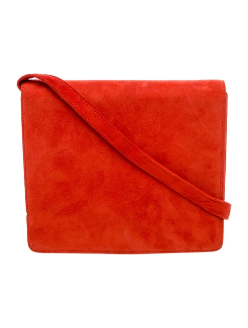 Neiman Marcus Suede Messenger Bag