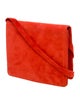 Neiman Marcus Suede Messenger Bag