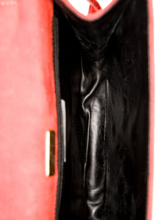 Neiman Marcus Suede Messenger Bag