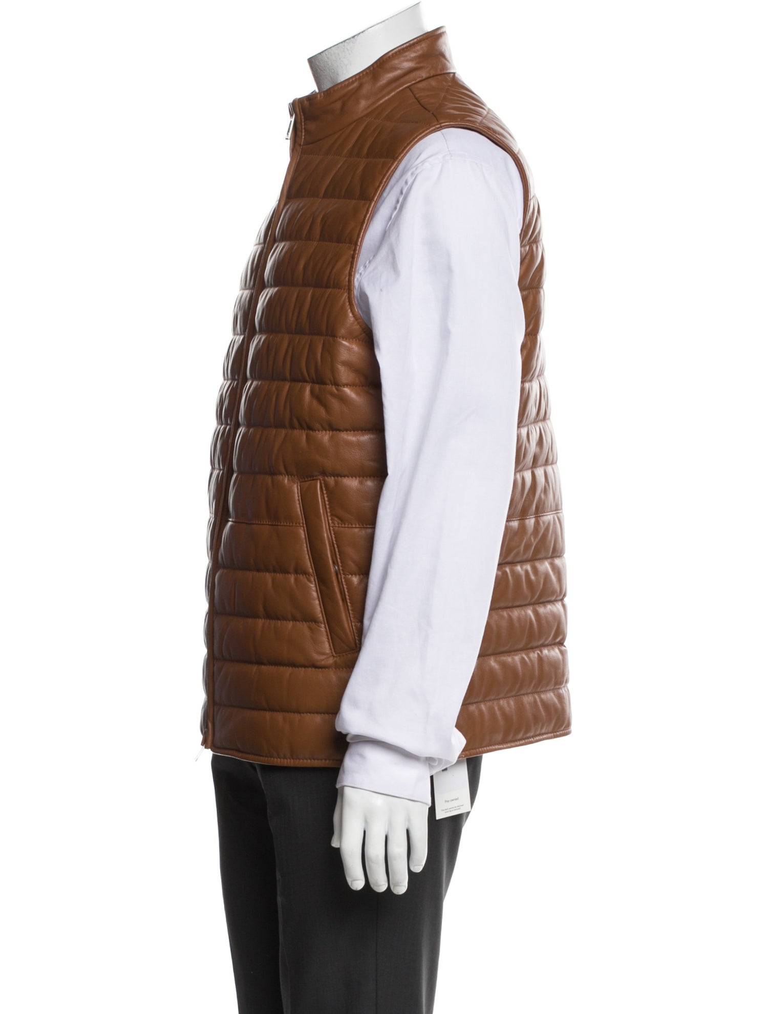 Neiman Marcus Lamb Leather Vest