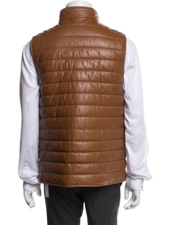 Neiman Marcus Lamb Leather Vest