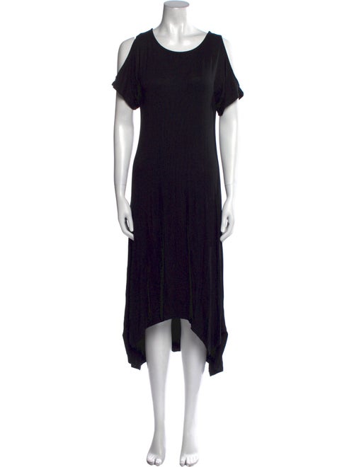 Neiman Marcus Scoop Neck Knee-Length Dress