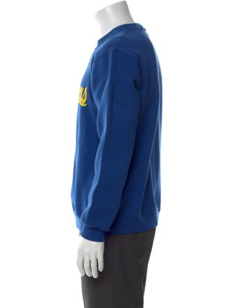 Neiman Marcus Graphic Print Crew Neck Sweatshirt