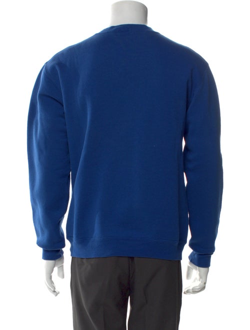 Neiman Marcus Graphic Print Crew Neck Sweatshirt