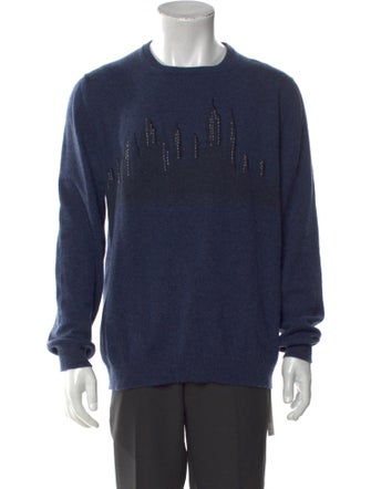 Neiman Marcus Cashmere Crew Neck Pullover