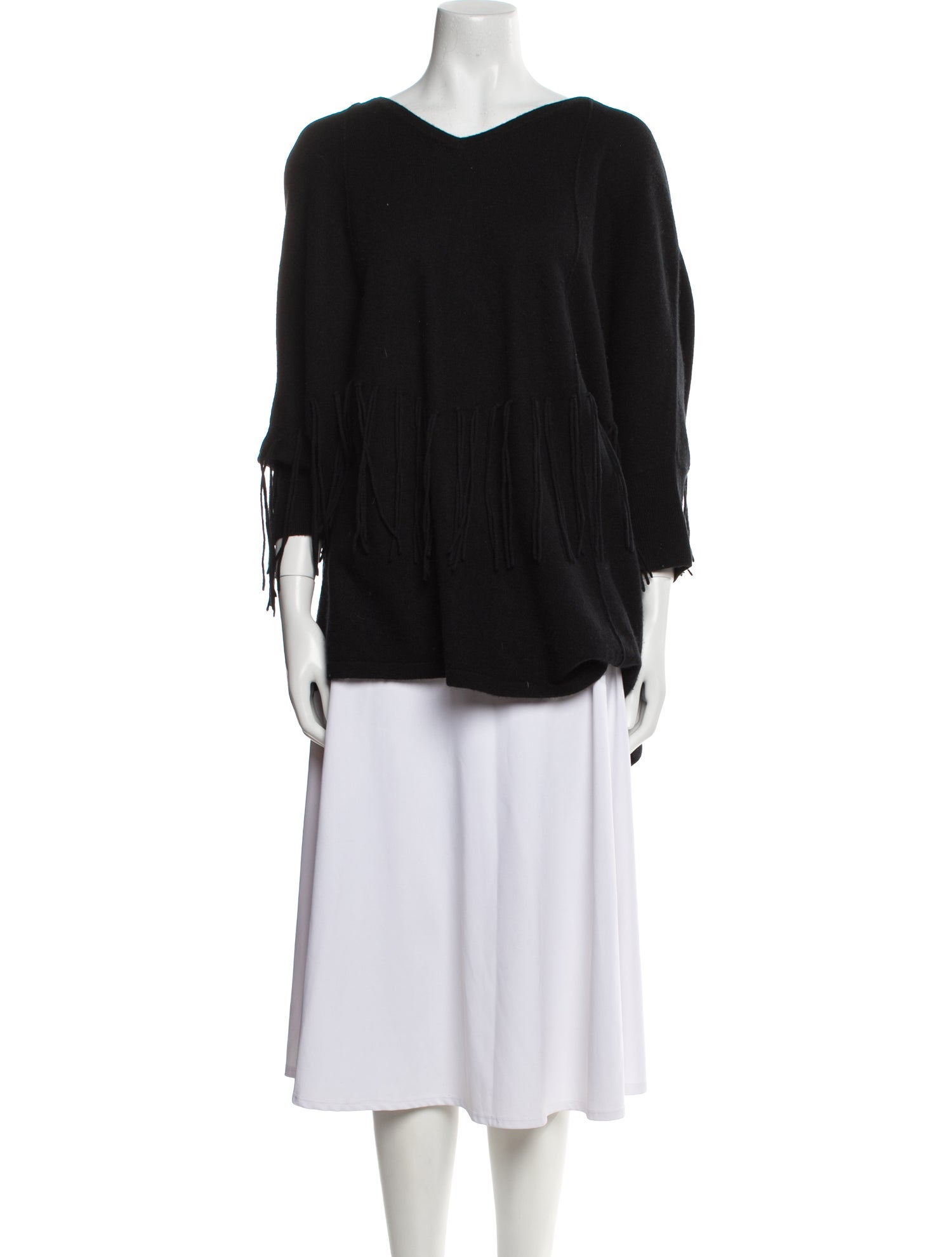 Neiman Marcus Cashmere Bateau Neckline Sweater