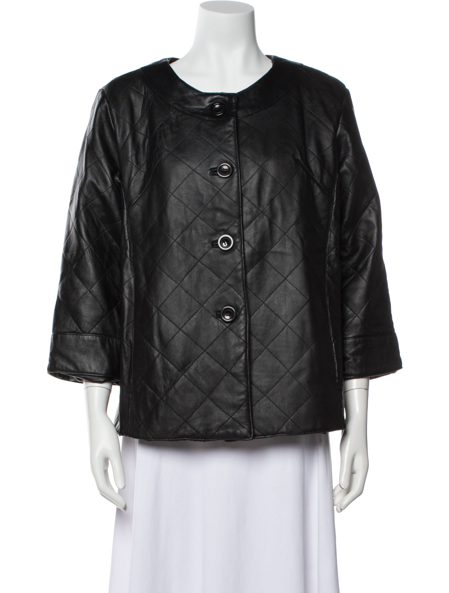 Neiman Marcus Lamb Leather Jacket
