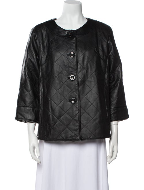 Neiman Marcus Lamb Leather Jacket