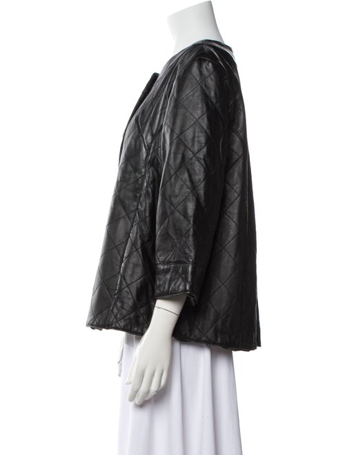 Neiman Marcus Lamb Leather Jacket