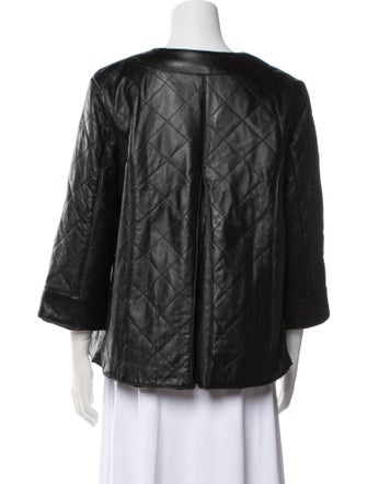 Neiman Marcus Lamb Leather Jacket