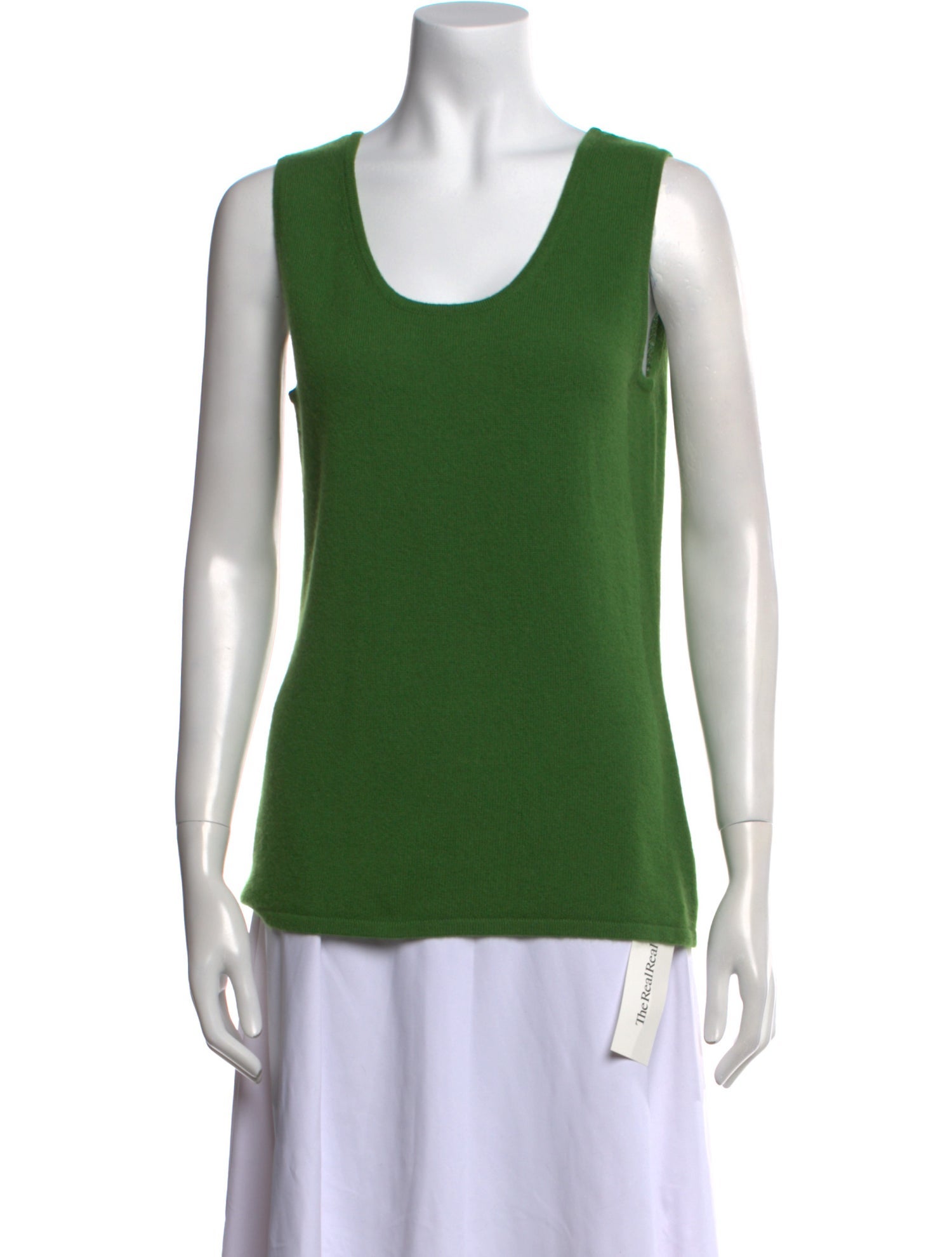 Neiman Marcus Cashmere Scoop Neck Top