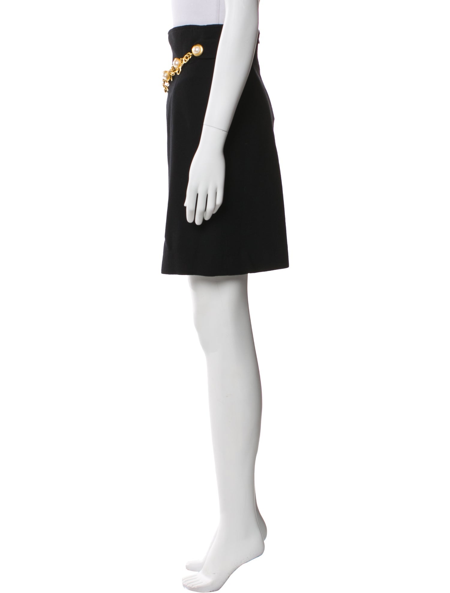 Neiman Marcus Wool Mini Skirt