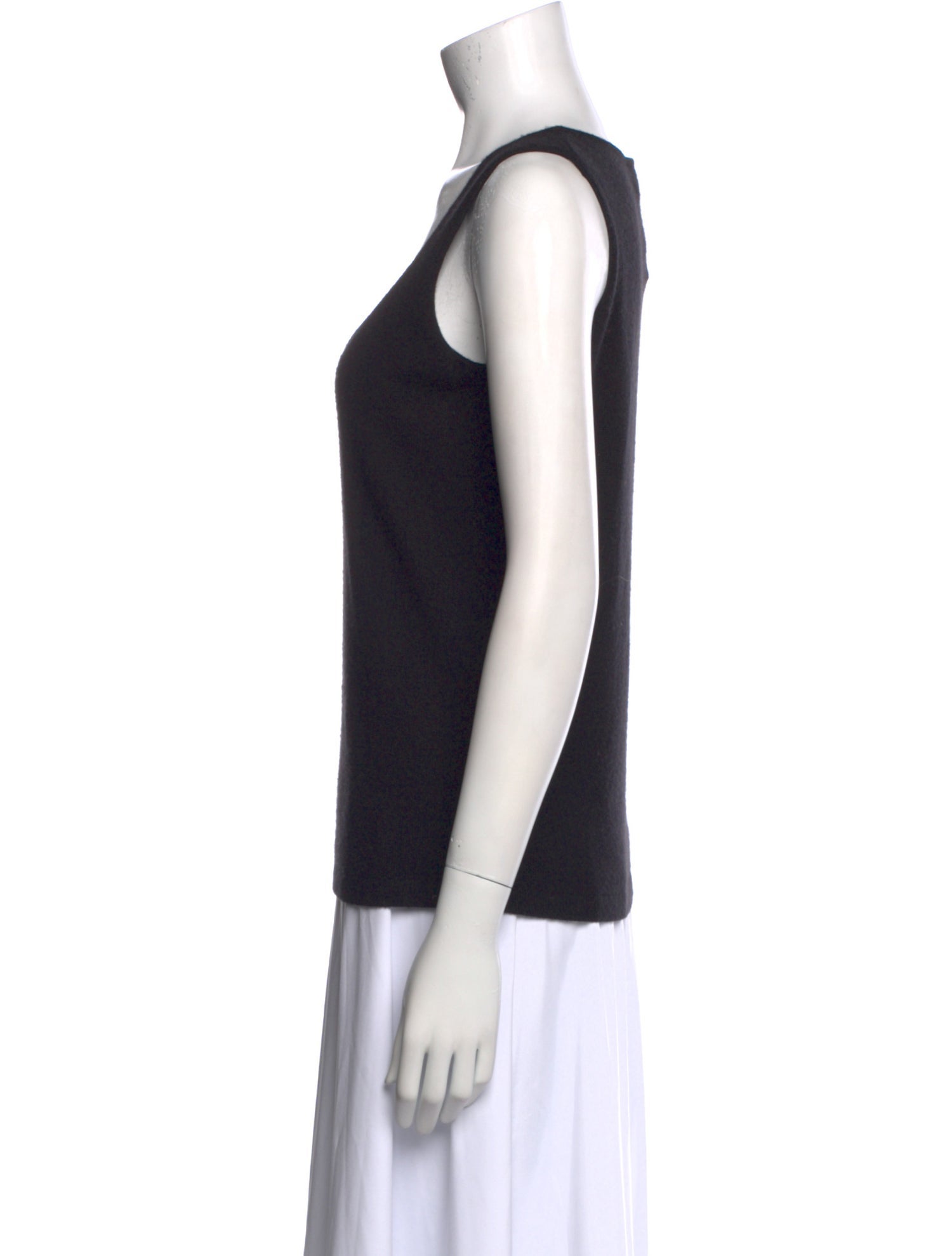 Neiman Marcus Cashmere Scoop Neck Top